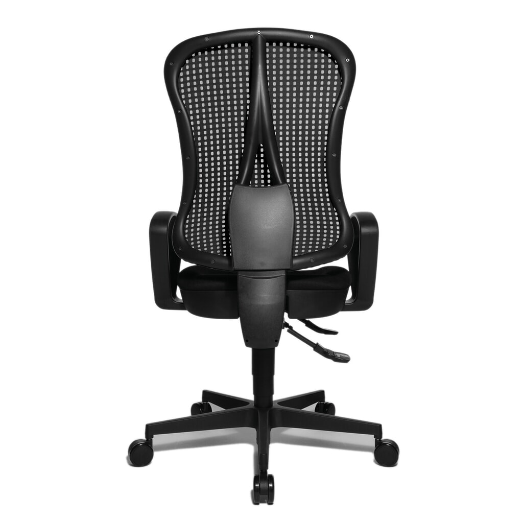 Sedia girevole per ufficio Topstar® Head Point SY, sedile concavo, nero/nero Immagine del prodotto n. 6: Sedia girevole per ufficio Topstar® Head Point SY, sedile concavo, nero/nero