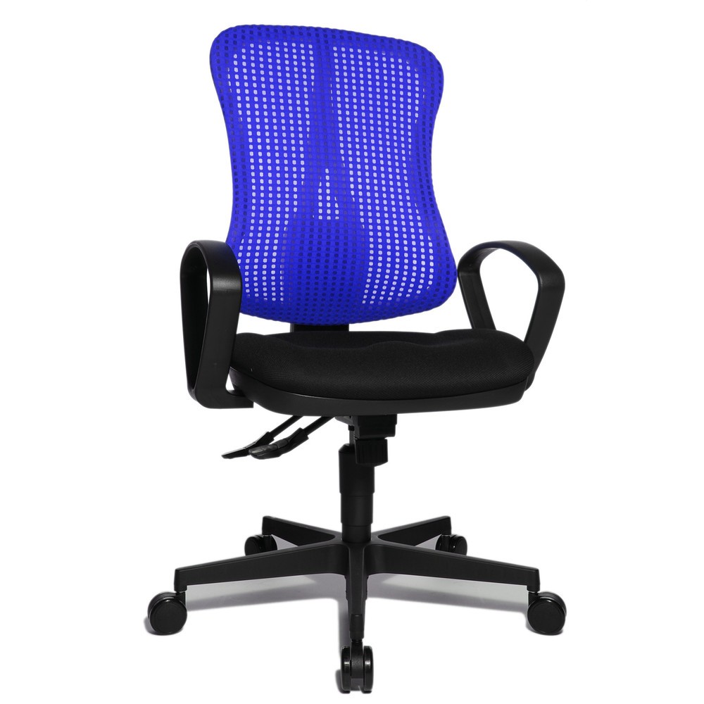 Immagine del prodotto n. 2: Sedia girevole per ufficio Topstar® Head Point SY, sedile concavo, blu scuro/nero