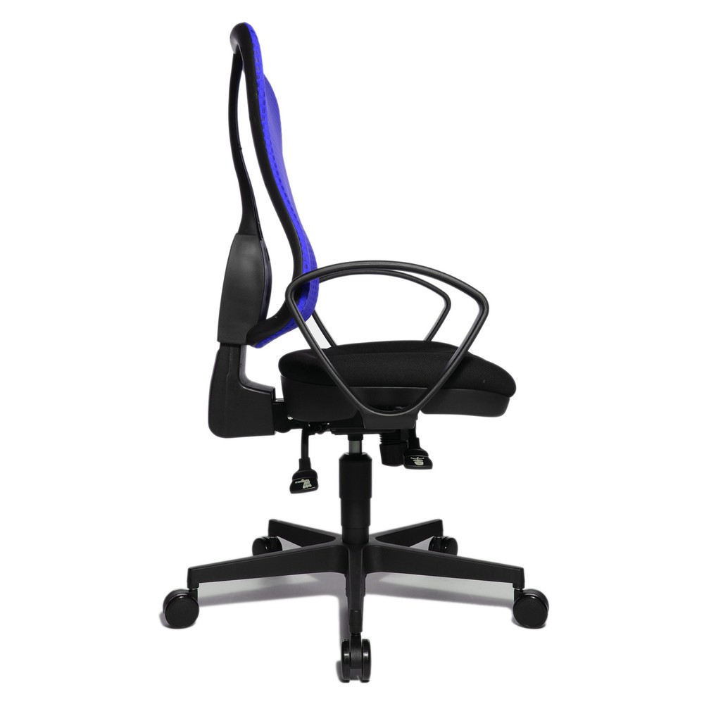 Immagine del prodotto n. 4: Sedia girevole per ufficio Topstar® Head Point SY, sedile concavo, blu scuro/nero