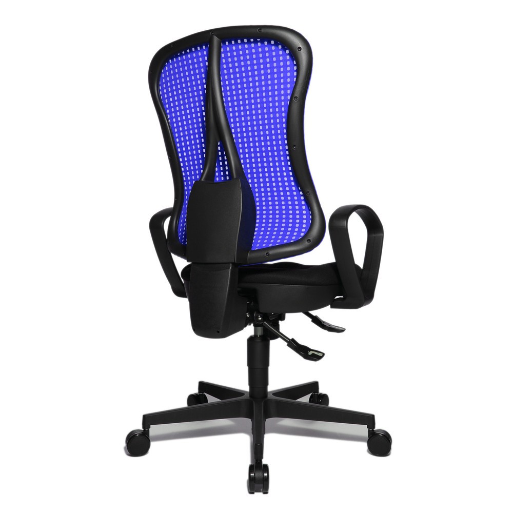 Immagine del prodotto n. 5: Sedia girevole per ufficio Topstar® Head Point SY, sedile concavo, blu scuro/nero