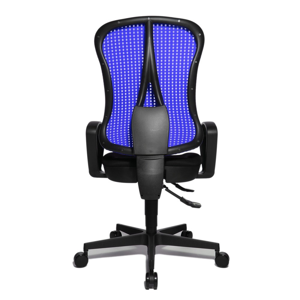 Immagine del prodotto n. 6: Sedia girevole per ufficio Topstar® Head Point SY, sedile concavo, blu scuro/nero