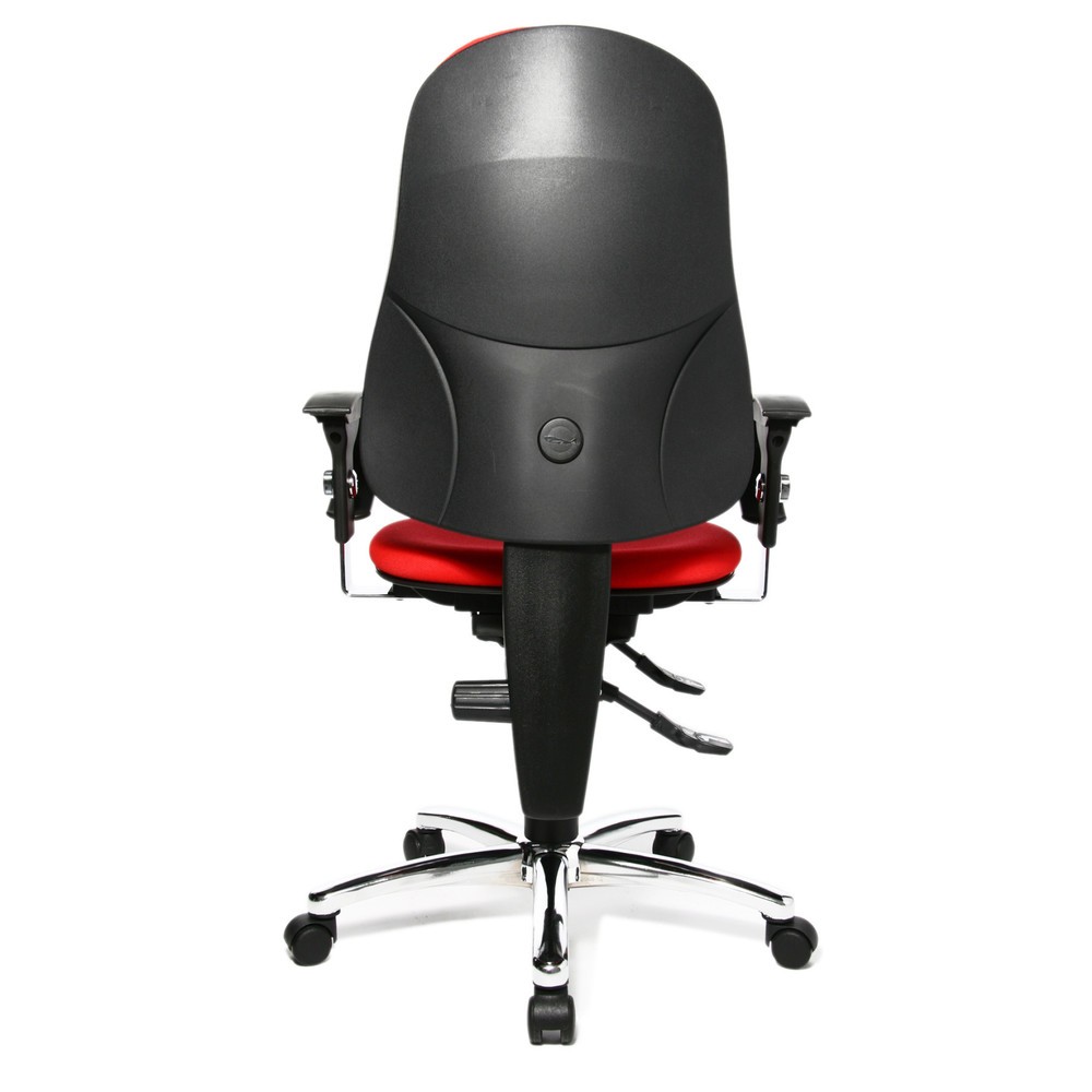 Immagine del prodotto n. 5: Sedia girevole per ufficio Topstar® Ortho 10, braccioli regolabili in altezza, rosso