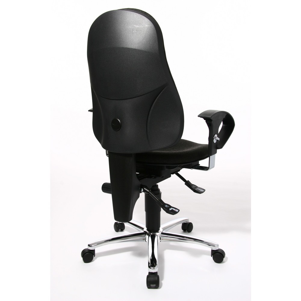 Immagine del prodotto n. 4: Sedia girevole per ufficio Topstar® Ortho 10, braccioli regolabili in altezza, antracite