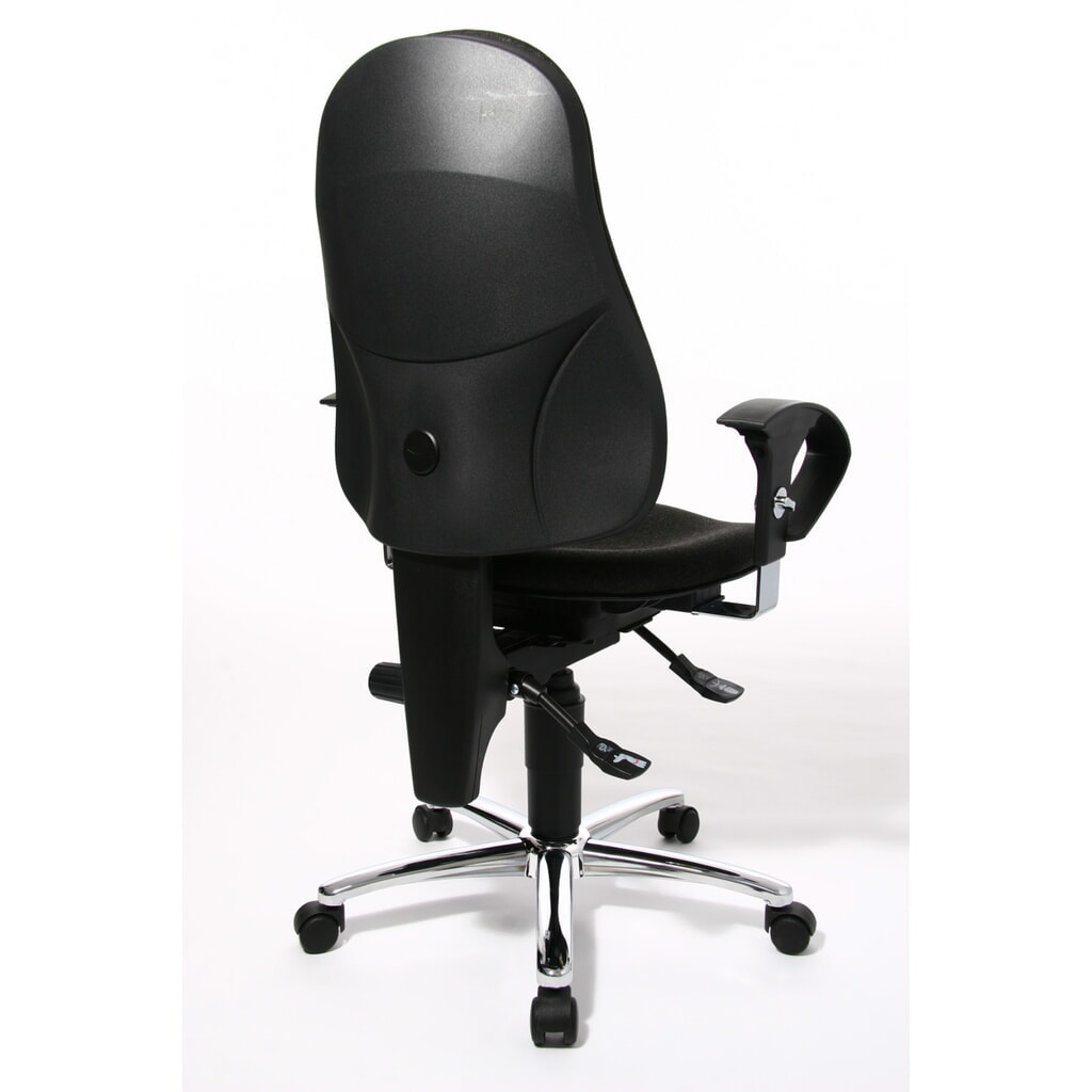 Immagine del prodotto n. 4: Sedia girevole per ufficio Topstar® Ortho 10, braccioli regolabili in altezza, antracite