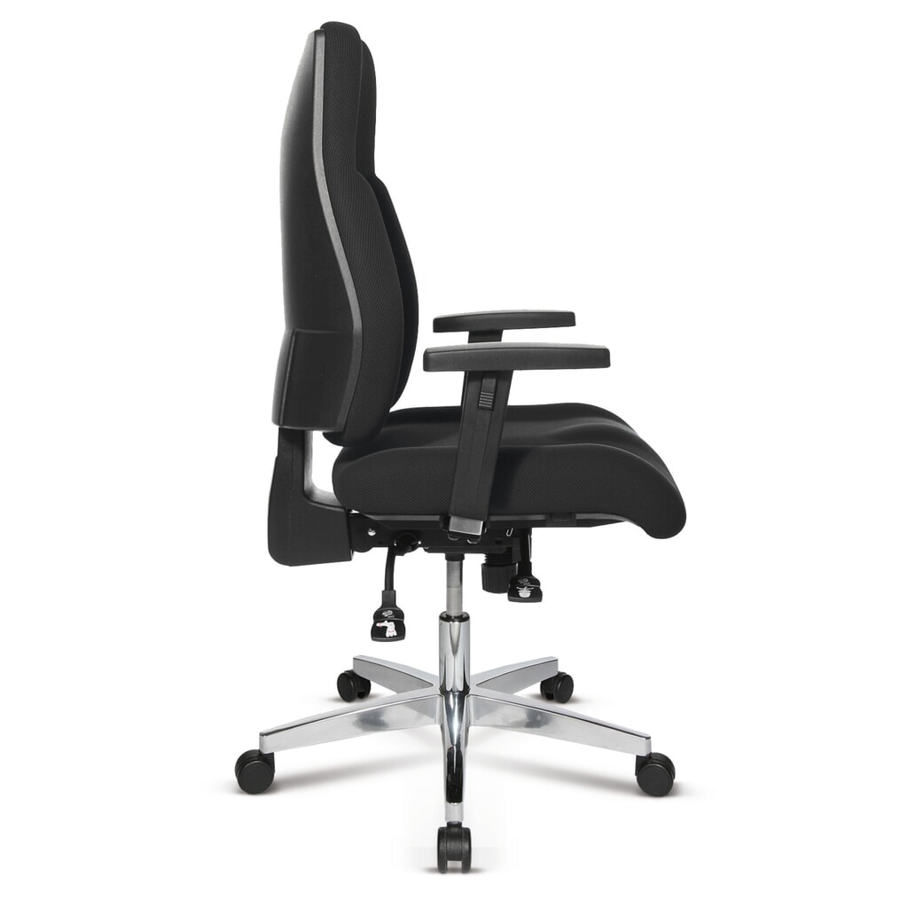 Sedia girevole per ufficio Topstar® P91, schienale in schiuma performata, verde mela Immagine del prodotto n. 3: Sedia girevole per ufficio Topstar® P91, schienale in schiuma performata, verde mela