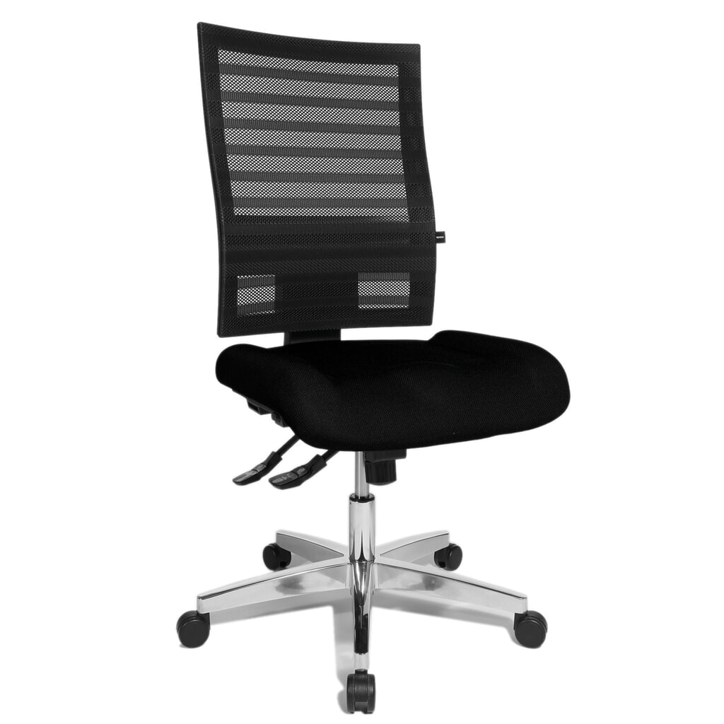 Immagine del prodotto n. 2: Sedia girevole per ufficio Topstar® P91-NET, schienale in rete nero, sedile nero