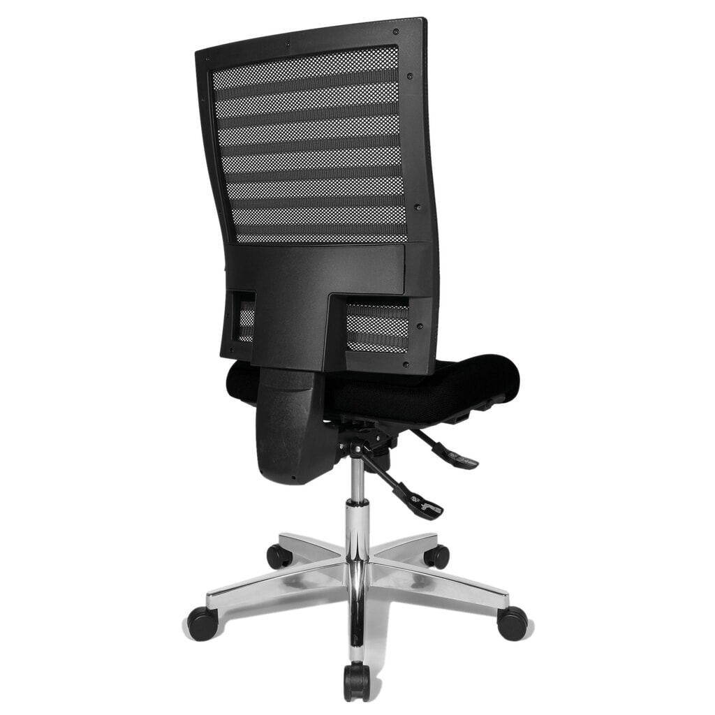 Sedia girevole per ufficio Topstar® P91-NET, schienale in rete nero, sedile nero Immagine del prodotto n. 4: Sedia girevole per ufficio Topstar® P91-NET, schienale in rete nero, sedile nero