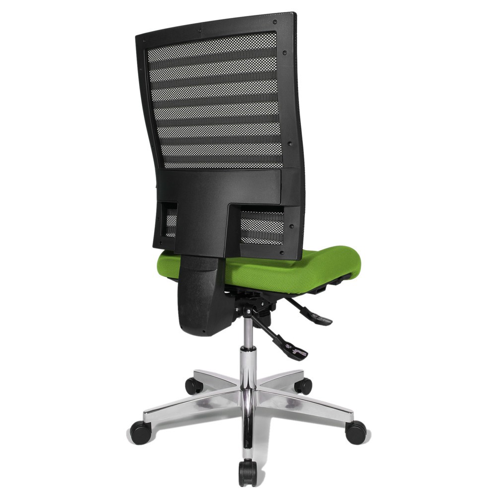 Immagine del prodotto n. 4: Sedia girevole per ufficio Topstar® P91-NET, schienale in rete nero, sedile verde mela