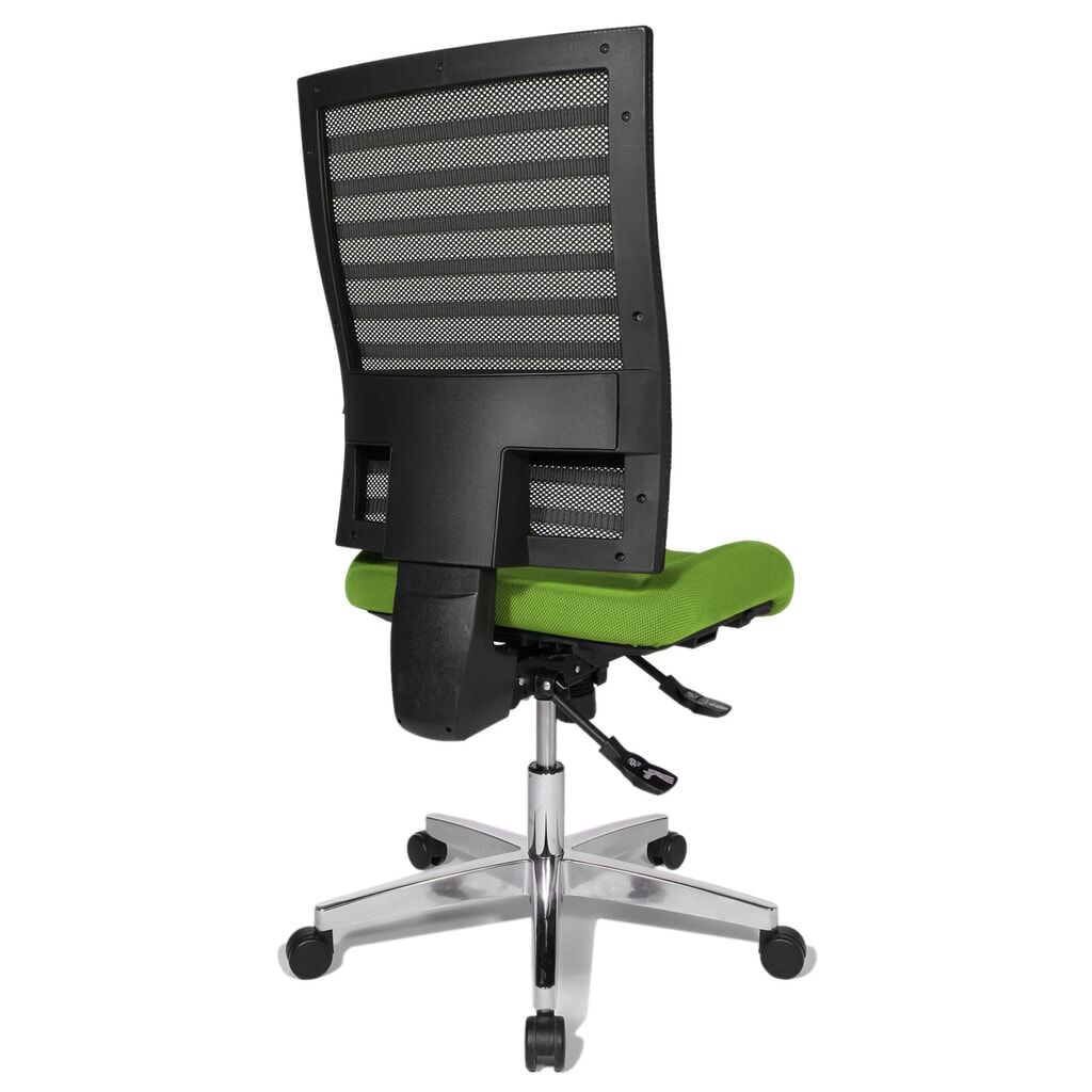 Immagine del prodotto n. 4: Sedia girevole per ufficio Topstar® P91-NET, schienale in rete nero, sedile verde mela