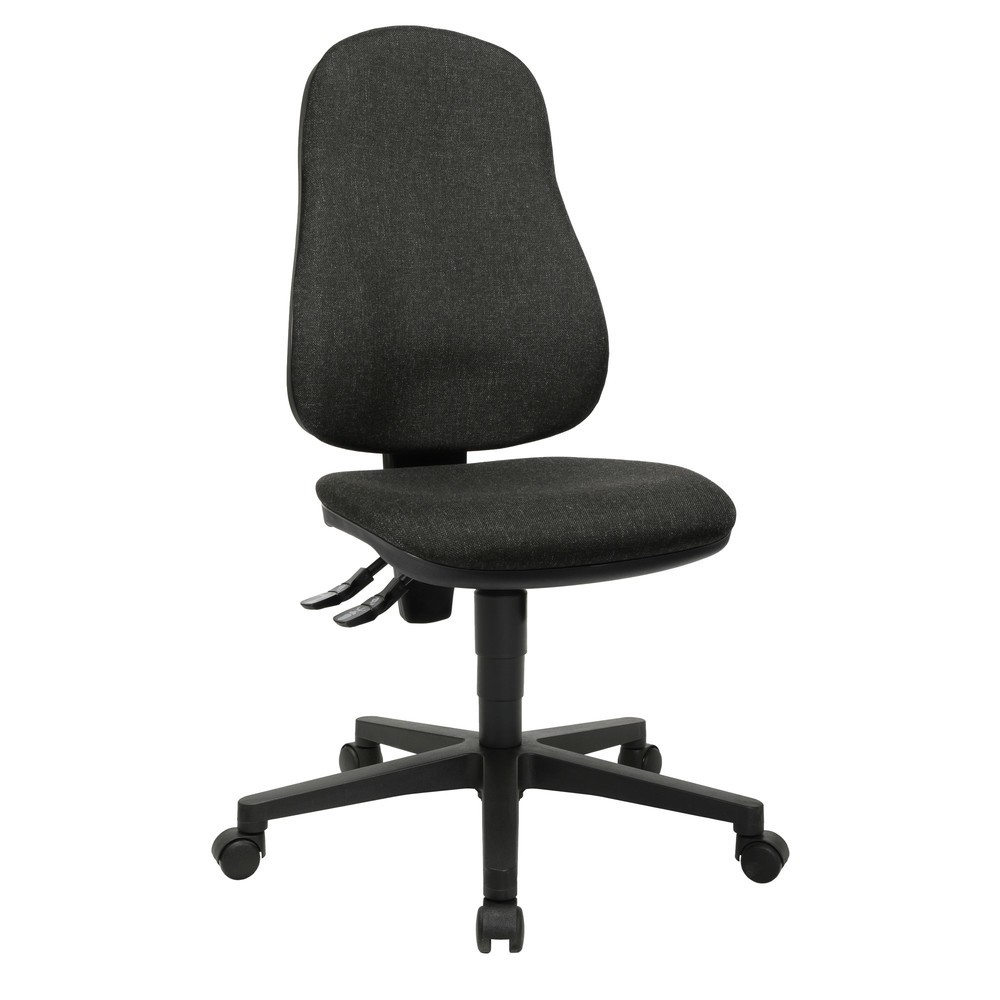 Immagine del prodotto n. 2: Sedia girevole per ufficio Topstar® Point 60, sedile concavo, grigio antracite
