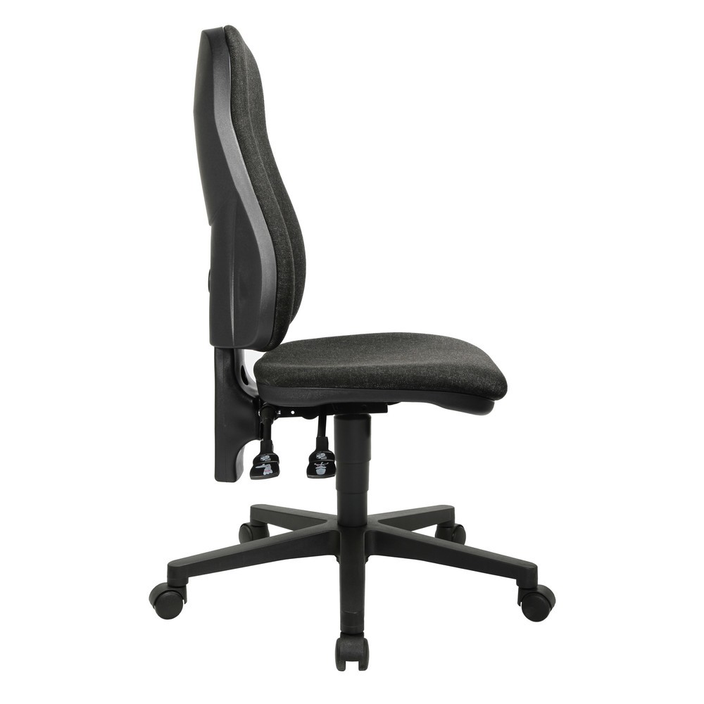 Immagine del prodotto n. 4: Sedia girevole per ufficio Topstar® Point 60, sedile concavo, grigio antracite