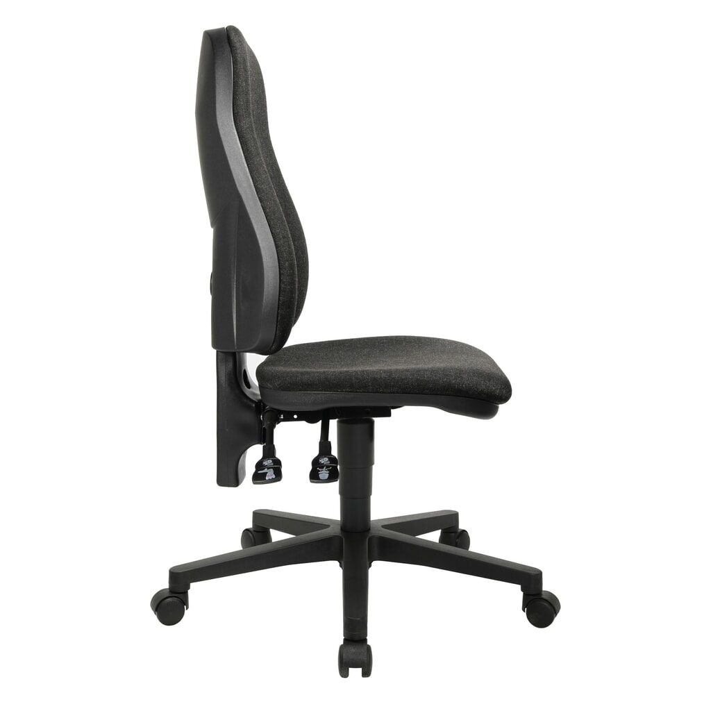 Immagine del prodotto n. 4: Sedia girevole per ufficio Topstar® Point 60, sedile concavo, grigio antracite