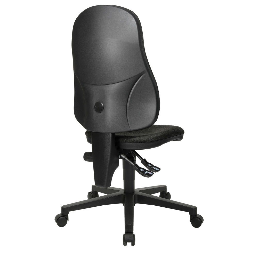 Immagine del prodotto n. 5: Sedia girevole per ufficio Topstar® Point 60, sedile concavo, grigio antracite