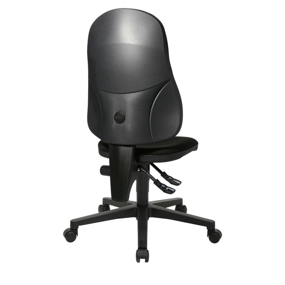 Immagine del prodotto n. 5: Sedia girevole per ufficio Topstar® Point 60, sedile concavo, nero
