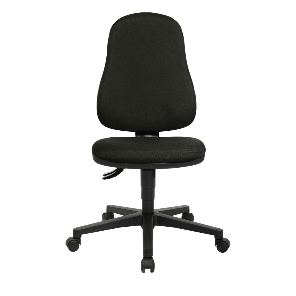 Sedia girevole per ufficio Topstar® Point 60, sedile concavo, nero Immagine del prodotto: Sedia girevole per ufficio Topstar® Point 60, sedile concavo, nero