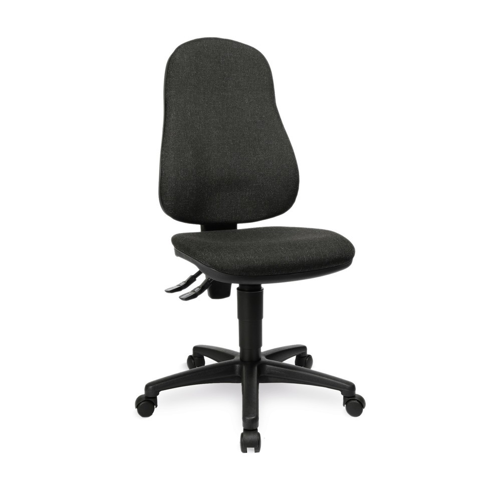 Immagine del prodotto: Sedia girevole per ufficio Topstar® Point 70, sedile con supporto bacino, grigio antracite