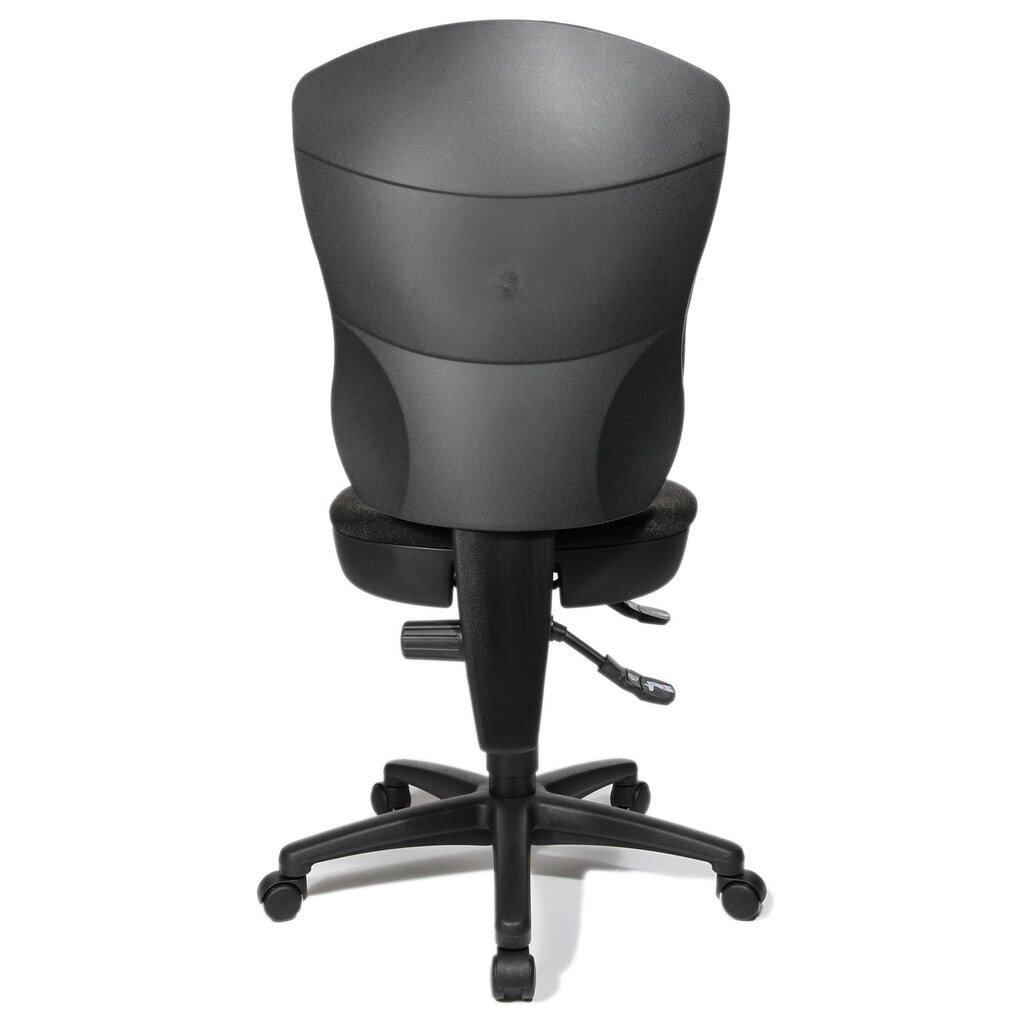 Immagine del prodotto n. 2: Sedia per ufficio girevole Topstar® Point 80, schienale grande, sedile concavo, grigio antracite