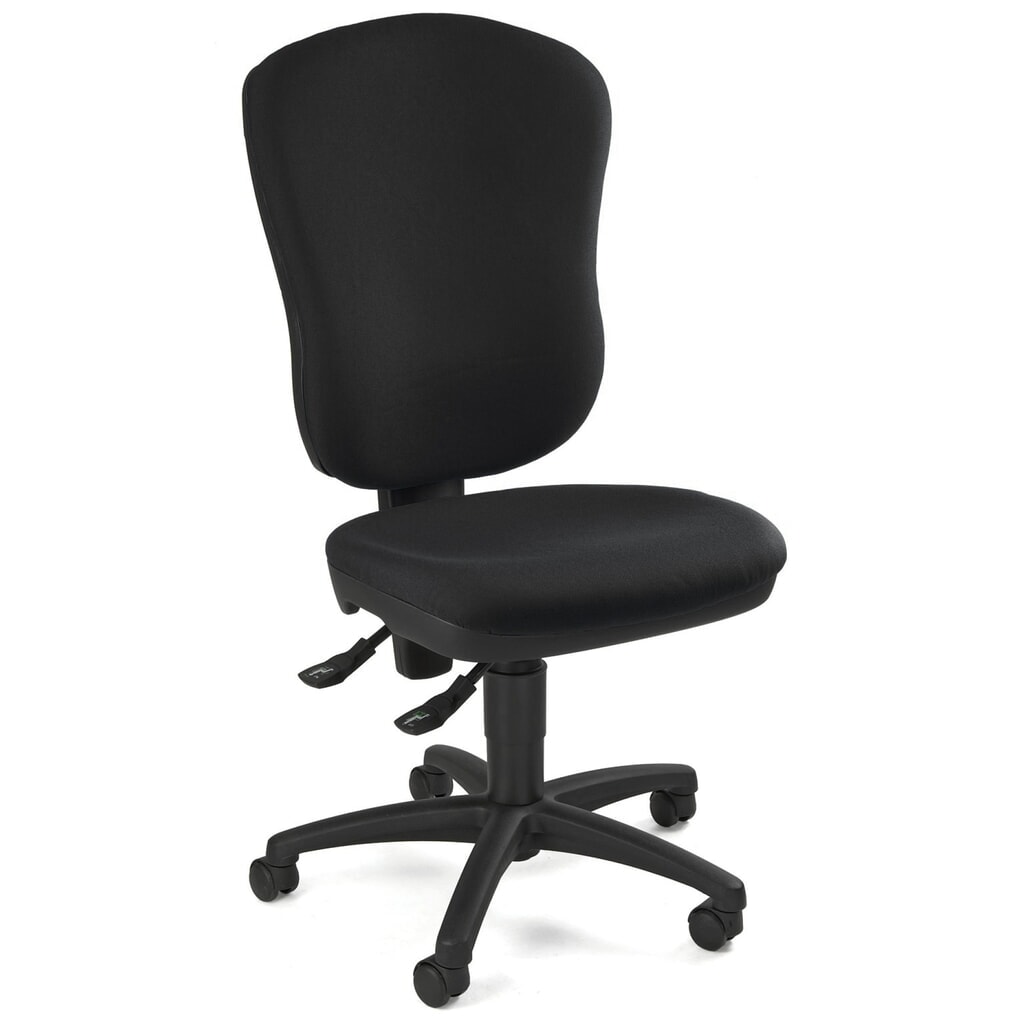 Immagine del prodotto: Sedia per ufficio girevole Topstar® Point 80, schienale grande, sedile concavo, nero