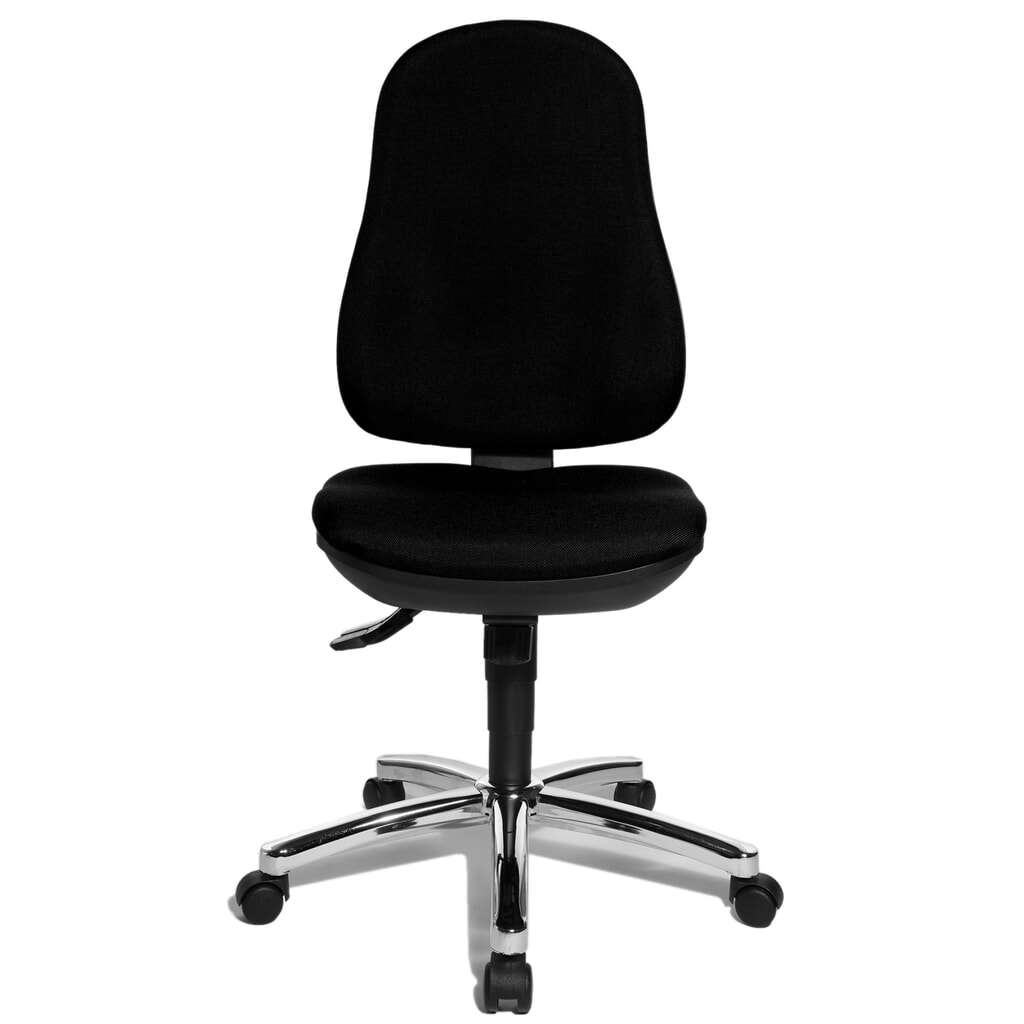 Sedia girevole per ufficio Topstar® Support Syncro, sedile con supporto bacino, nero Immagine del prodotto n. 2: Sedia girevole per ufficio Topstar® Support Syncro, sedile con supporto bacino, nero