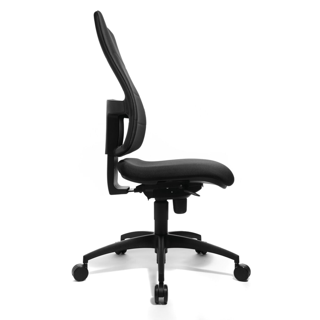 Immagine del prodotto n. 2: Sedia girevole per ufficio Topstar® Synchro, schienale imbottito, supporto lombare ergonomico, antracite