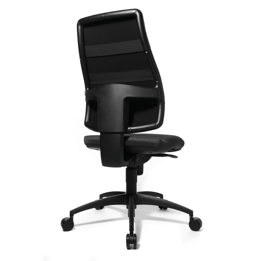 Immagine del prodotto n. 3: Sedia girevole per ufficio Topstar® Synchro, schienale imbottito, supporto lombare ergonomico, antracite