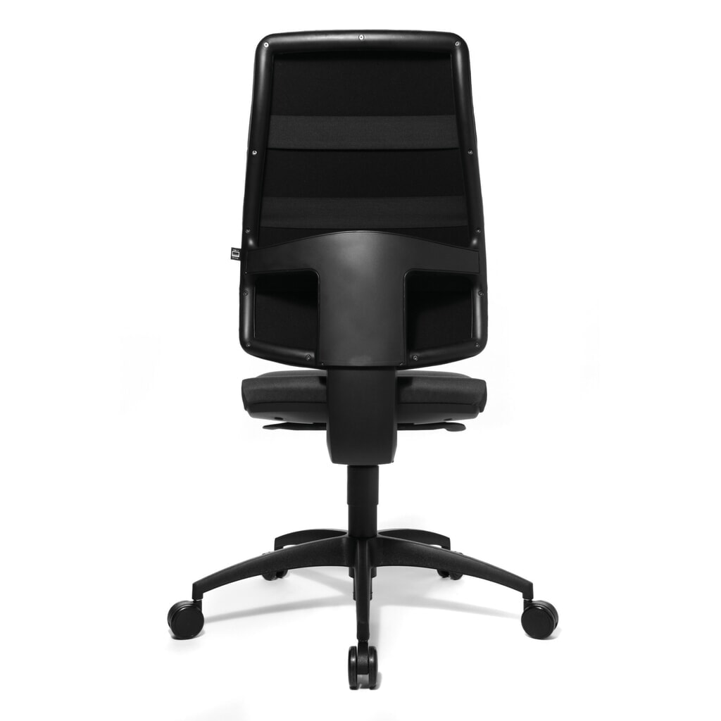 Sedia girevole per ufficio Topstar® Synchro, schienale imbottito, supporto lombare ergonomico, antracite Immagine del prodotto n. 4: Sedia girevole per ufficio Topstar® Synchro, schienale imbottito, supporto lombare ergonomico, antracite