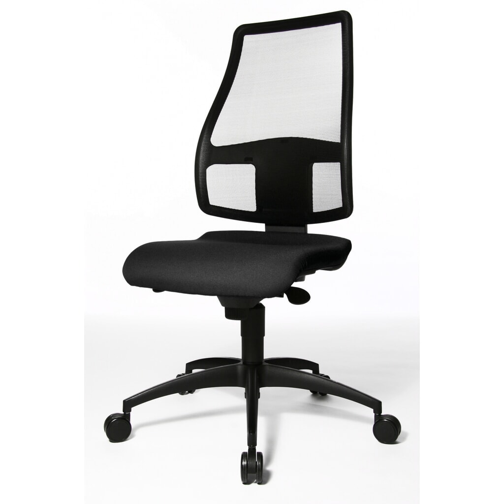 Immagine del prodotto n. 2: Sedia girevole per ufficio Topstar® Synchro , schienale in rete traspirante, nero