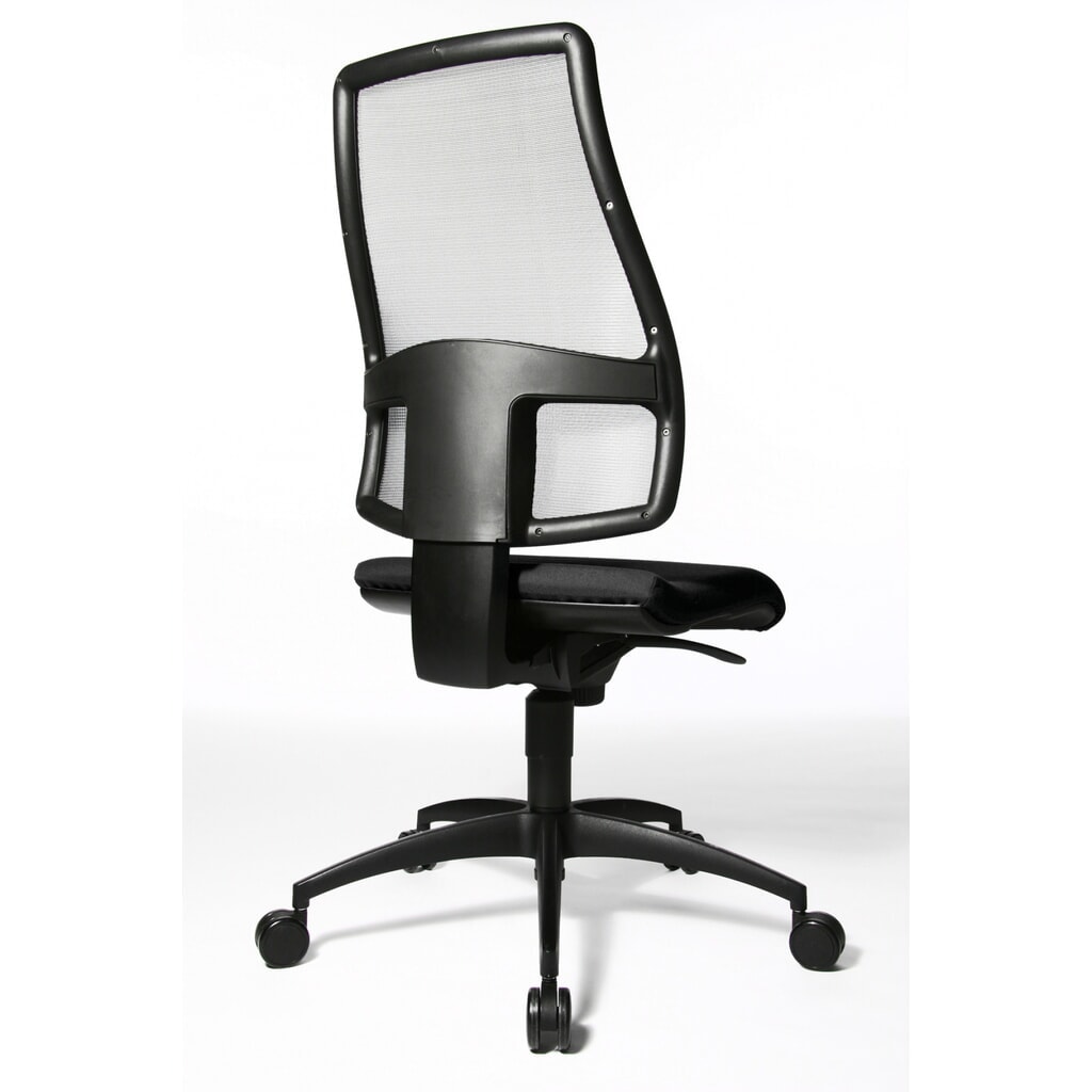 Sedia girevole per ufficio Topstar® Synchro , schienale in rete traspirante, nero Immagine del prodotto n. 3: Sedia girevole per ufficio Topstar® Synchro , schienale in rete traspirante, nero