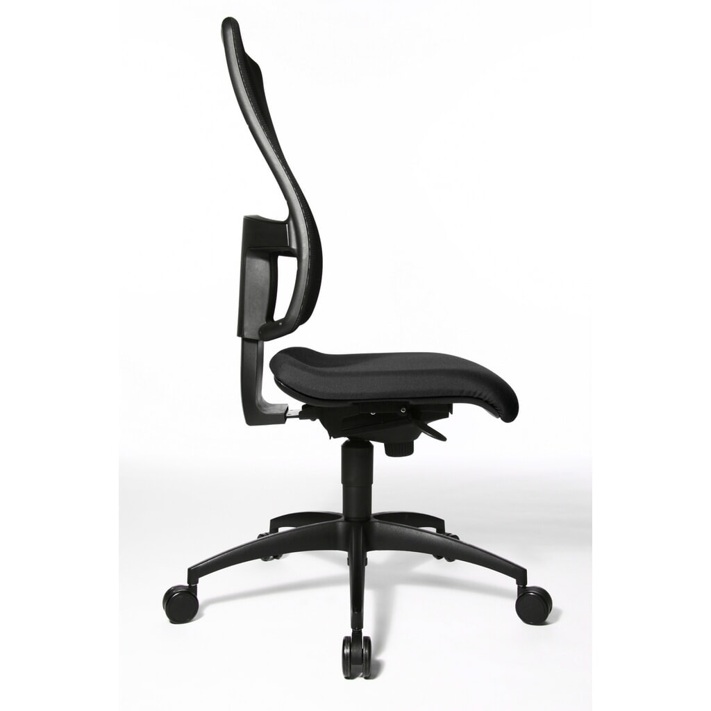 Sedia girevole per ufficio Topstar® Synchro , schienale in rete traspirante, nero Immagine del prodotto n. 4: Sedia girevole per ufficio Topstar® Synchro , schienale in rete traspirante, nero