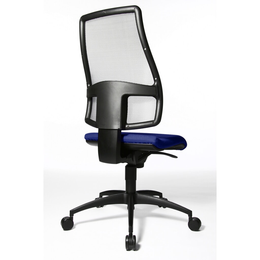 Sedia girevole per ufficio Topstar® Synchro , schienale in rete traspirante, blu royal Immagine del prodotto n. 3: Sedia girevole per ufficio Topstar® Synchro , schienale in rete traspirante, blu royal