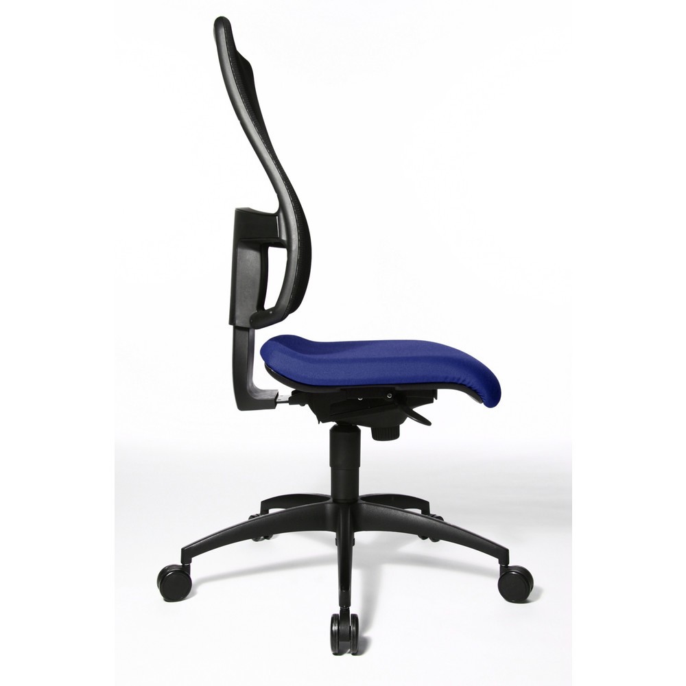 Immagine del prodotto n. 4: Sedia girevole per ufficio Topstar® Synchro , schienale in rete traspirante, blu royal