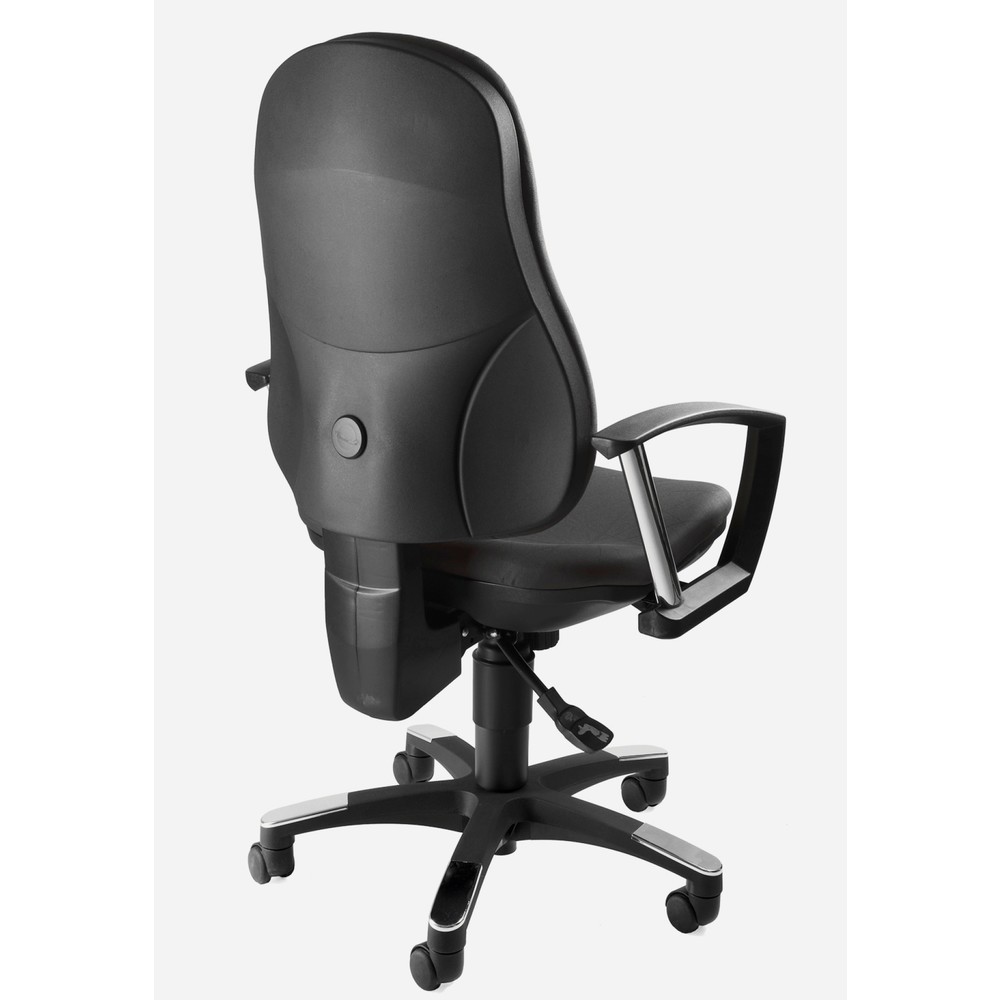 Immagine del prodotto n. 2: Sedia girevole per ufficio Topstar® Trend SY 10, sedile con supporto lombare, con motivo nero-grigio scuro