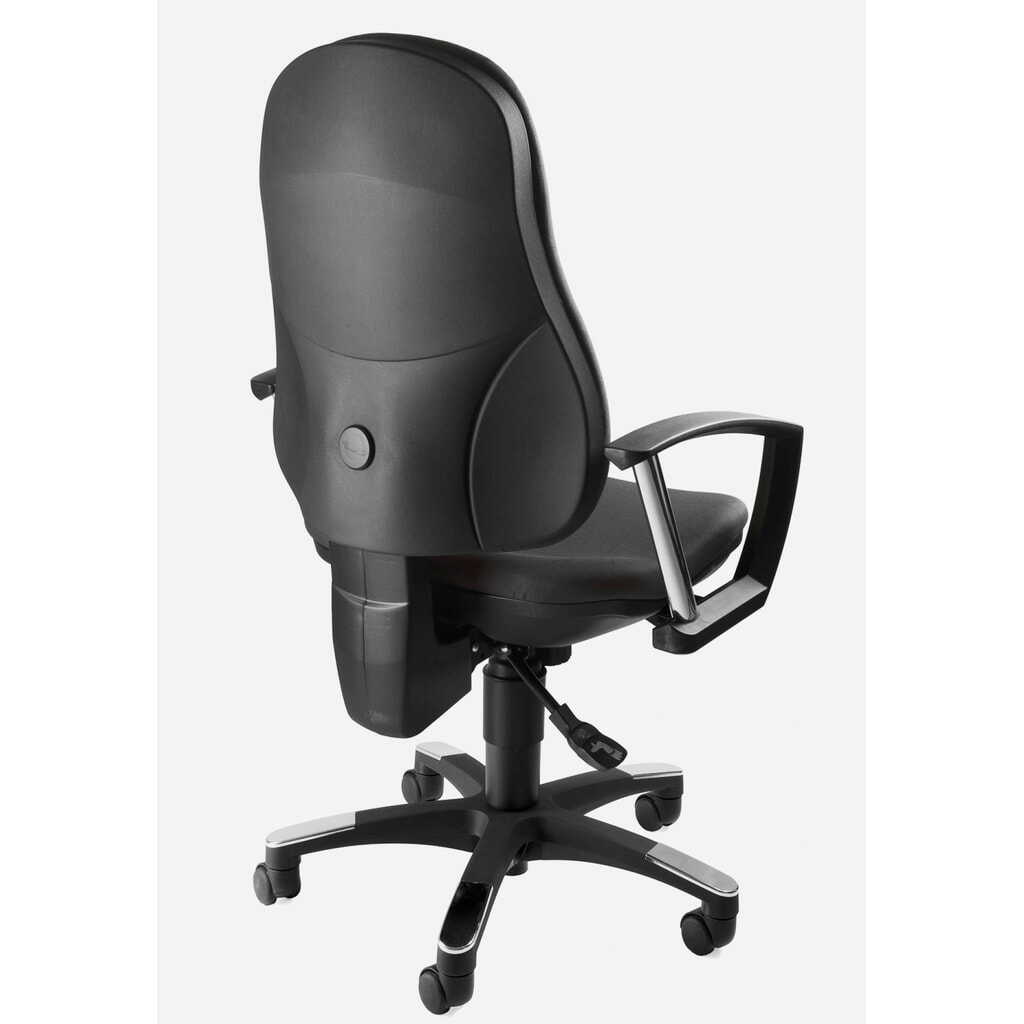 Immagine del prodotto n. 2: Sedia girevole per ufficio Topstar® Trend SY 10, sedile con supporto lombare, con motivo nero-grigio scuro