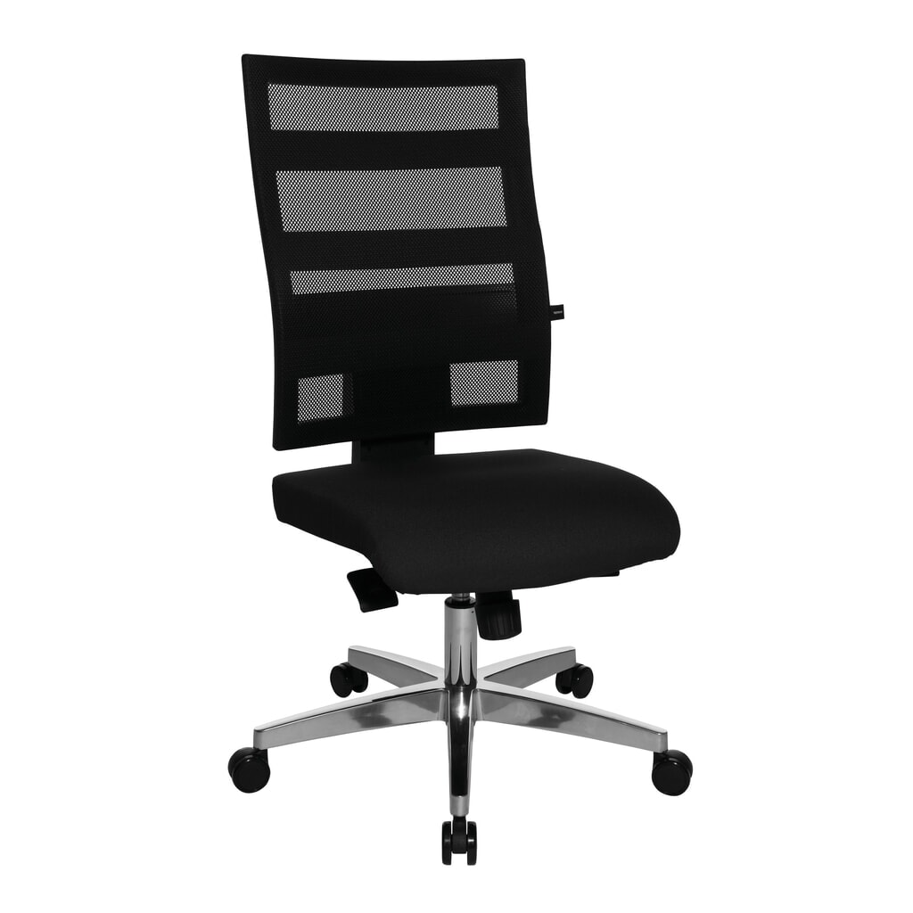 Sedia girevole per ufficio Topstar® X-Pander, schienale in rete, funzione fitness, nero Immagine del prodotto n. 2: Sedia girevole per ufficio Topstar® X-Pander, schienale in rete, funzione fitness, nero