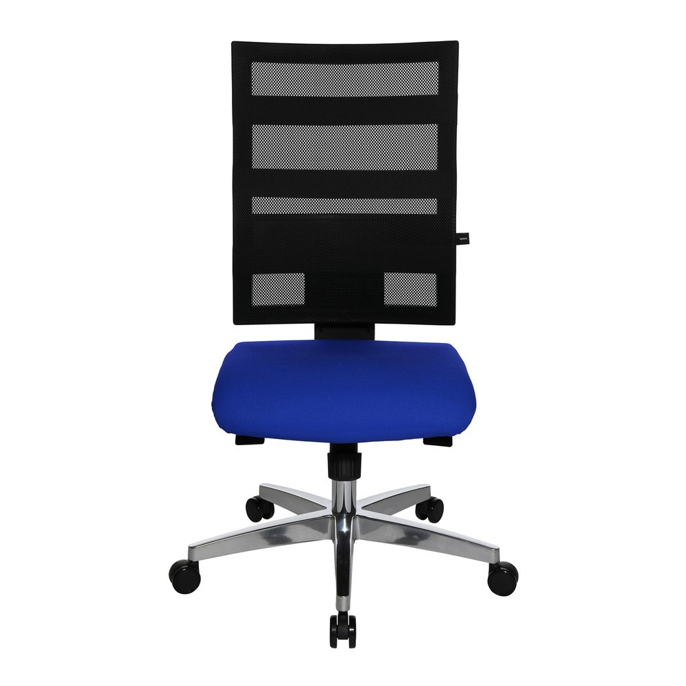 Immagine del prodotto: Sedia girevole per ufficio Topstar® X-Pander, schienale in rete, funzione fitness, blu