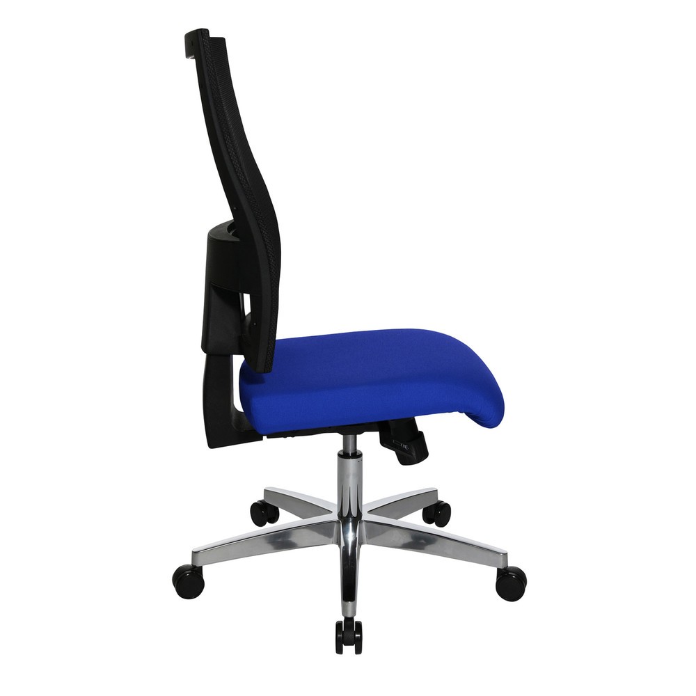Immagine del prodotto n. 4: Sedia girevole per ufficio Topstar® X-Pander, schienale in rete, funzione fitness, blu