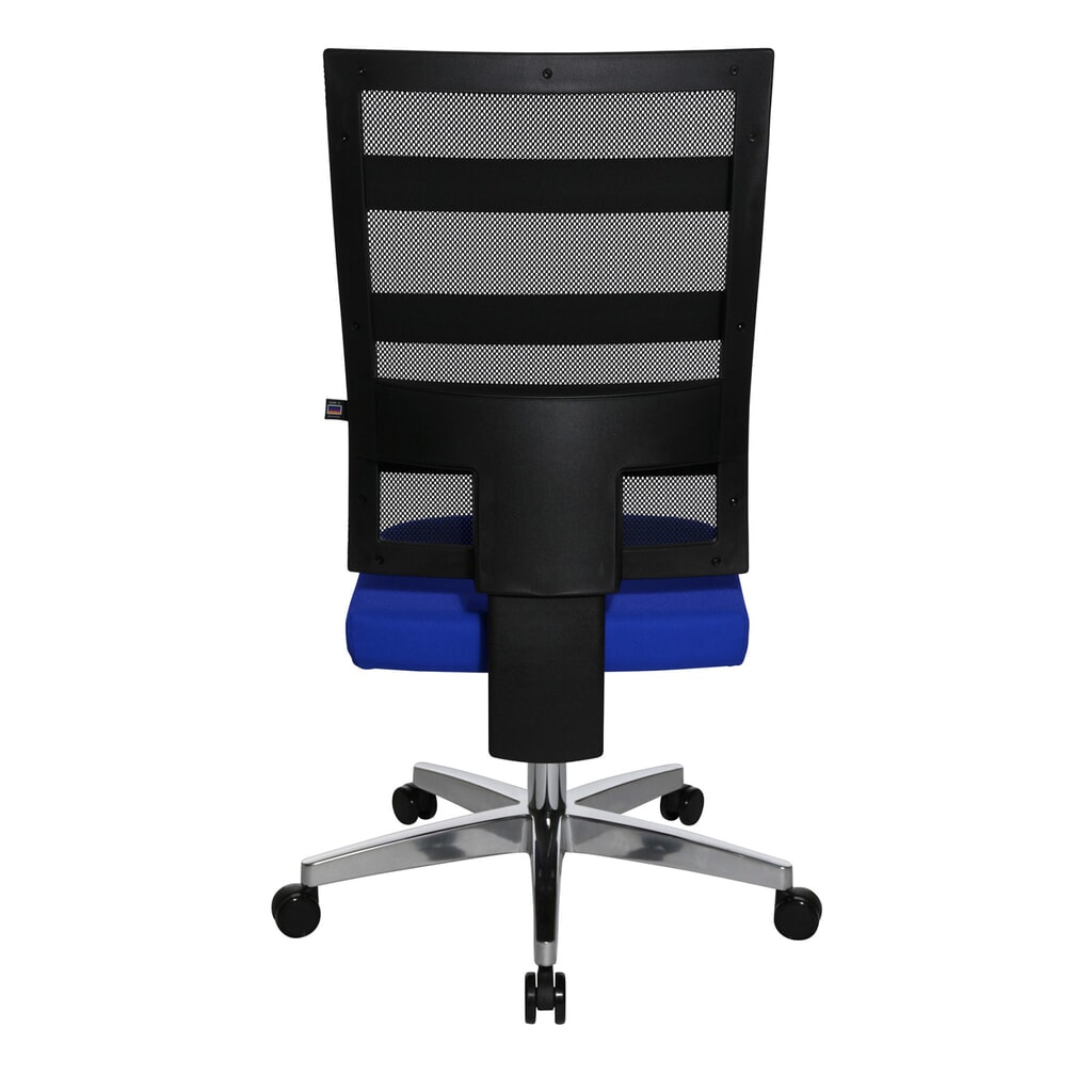 Sedia girevole per ufficio Topstar® X-Pander, schienale in rete, funzione fitness, blu Immagine del prodotto n. 5: Sedia girevole per ufficio Topstar® X-Pander, schienale in rete, funzione fitness, blu