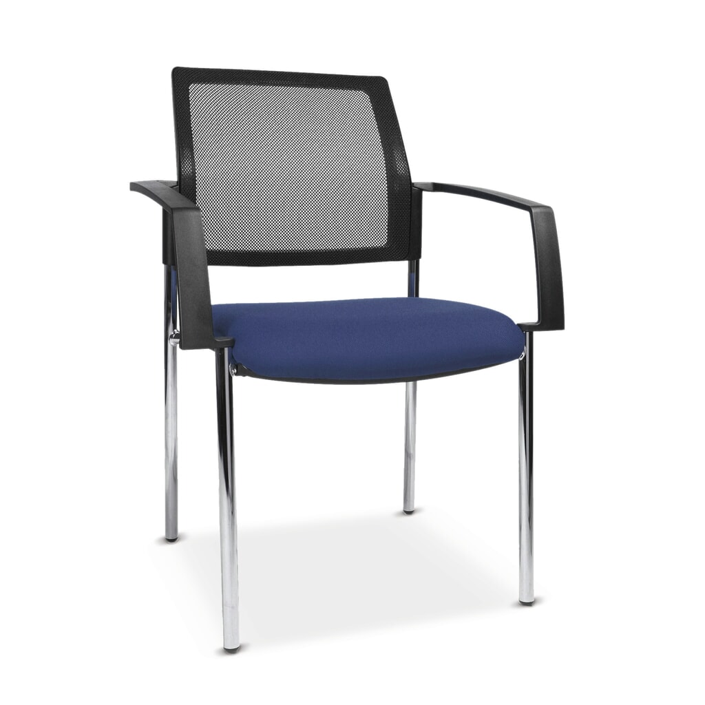 Sedia per le sale di attesa Topstar® BtoB 10 con schienale in rete