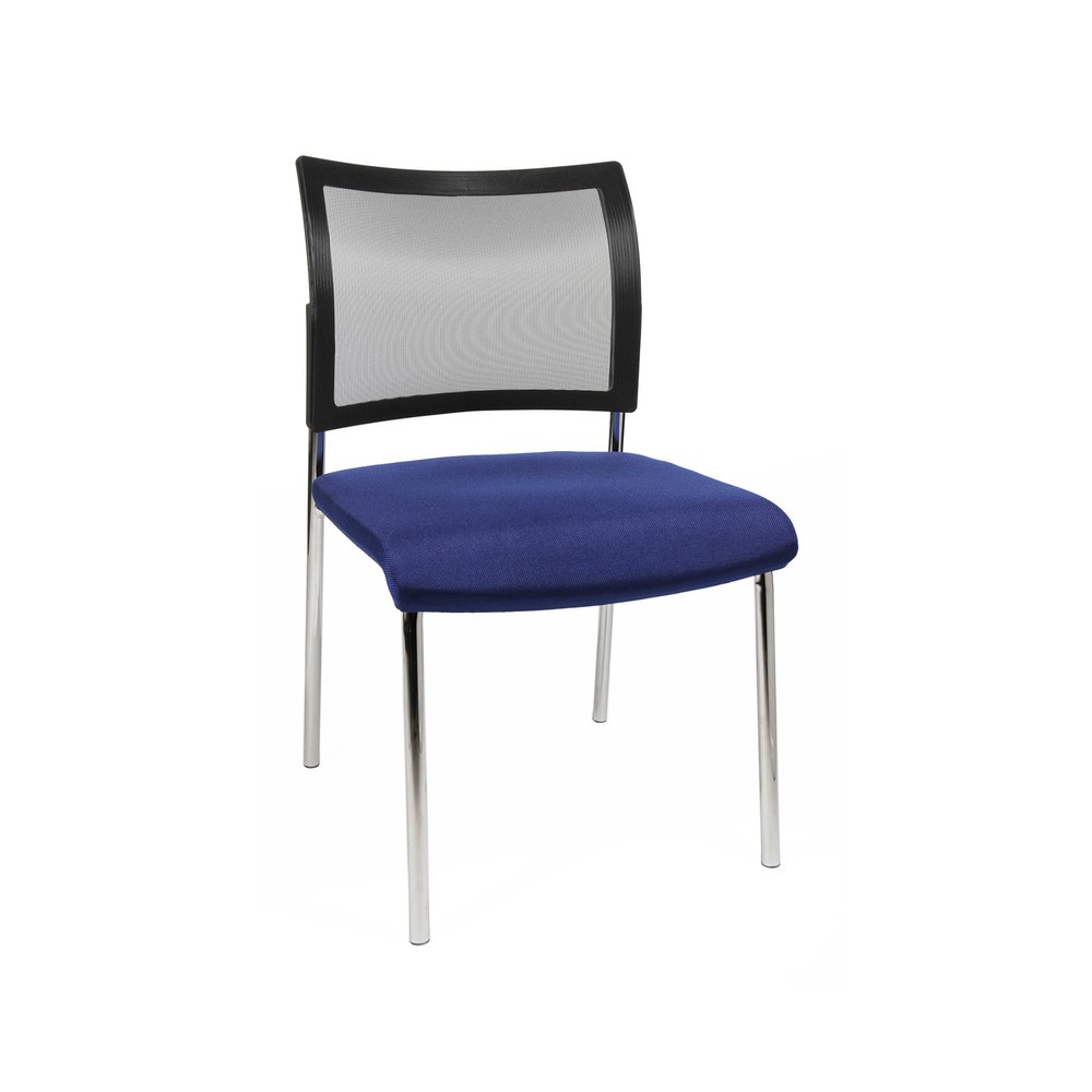 Immagine del prodotto n. 1: Sedia visitatore Topstar® Classic con schienale in rete + telaio a 4 piedini, blu