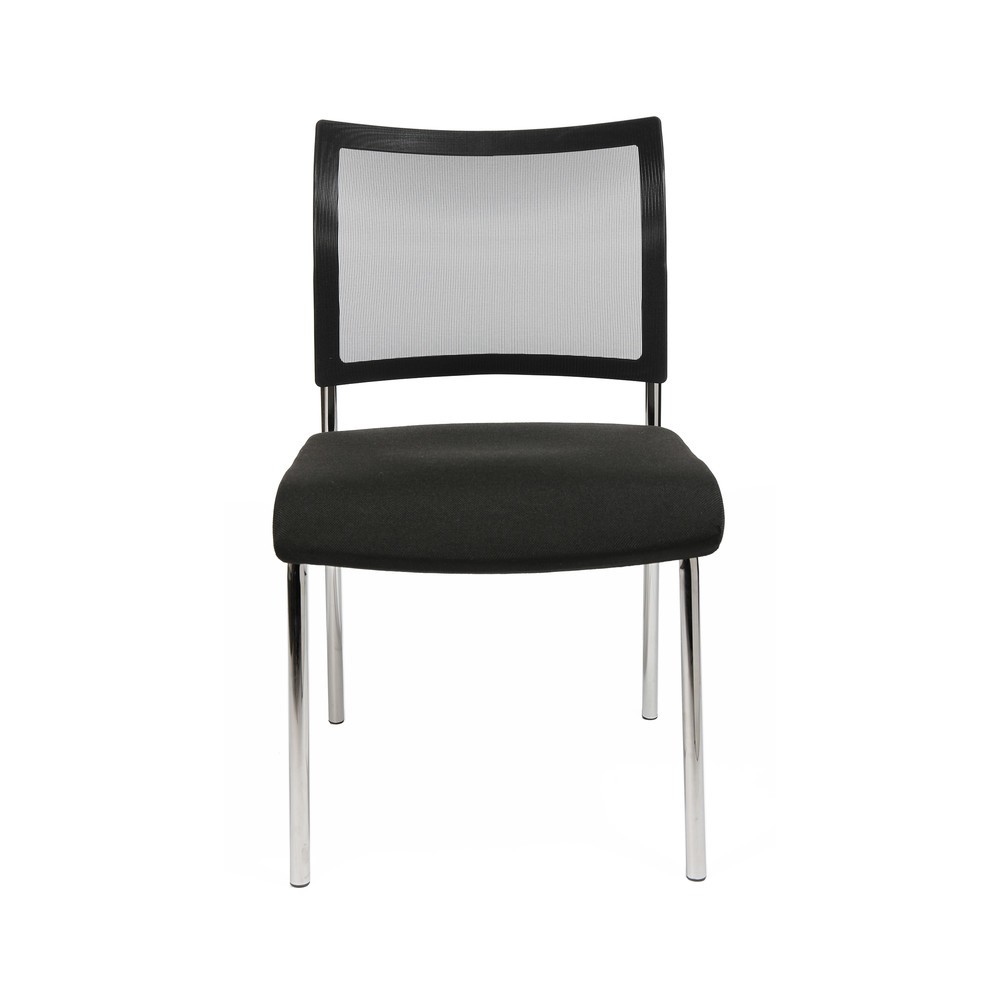 Immagine del prodotto n. 2: Sedia visitatore Topstar® Classic con schienale in rete + telaio con 4 piedini, nero