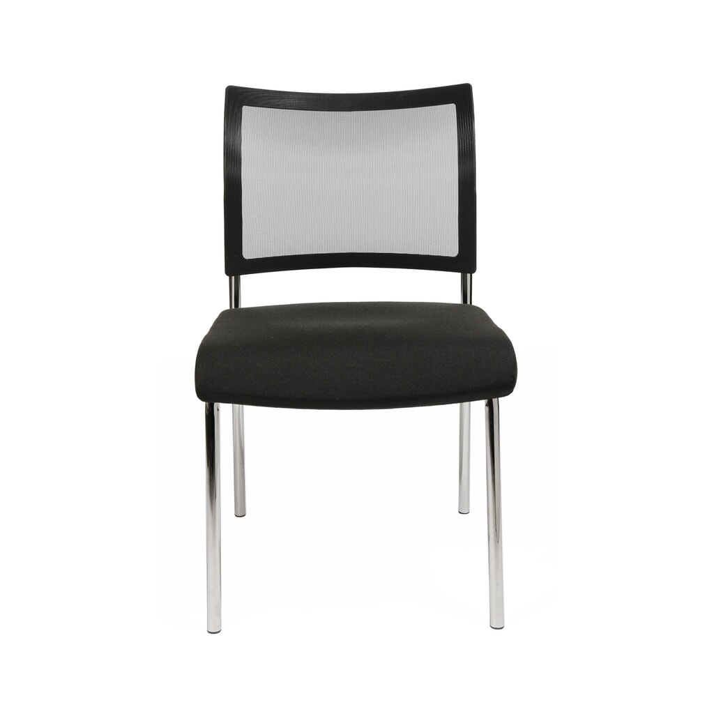 Sedia visitatore Topstar® Classic con schienale in rete + telaio con 4 piedini, nero Immagine del prodotto n. 2: Sedia visitatore Topstar® Classic con schienale in rete + telaio con 4 piedini, nero