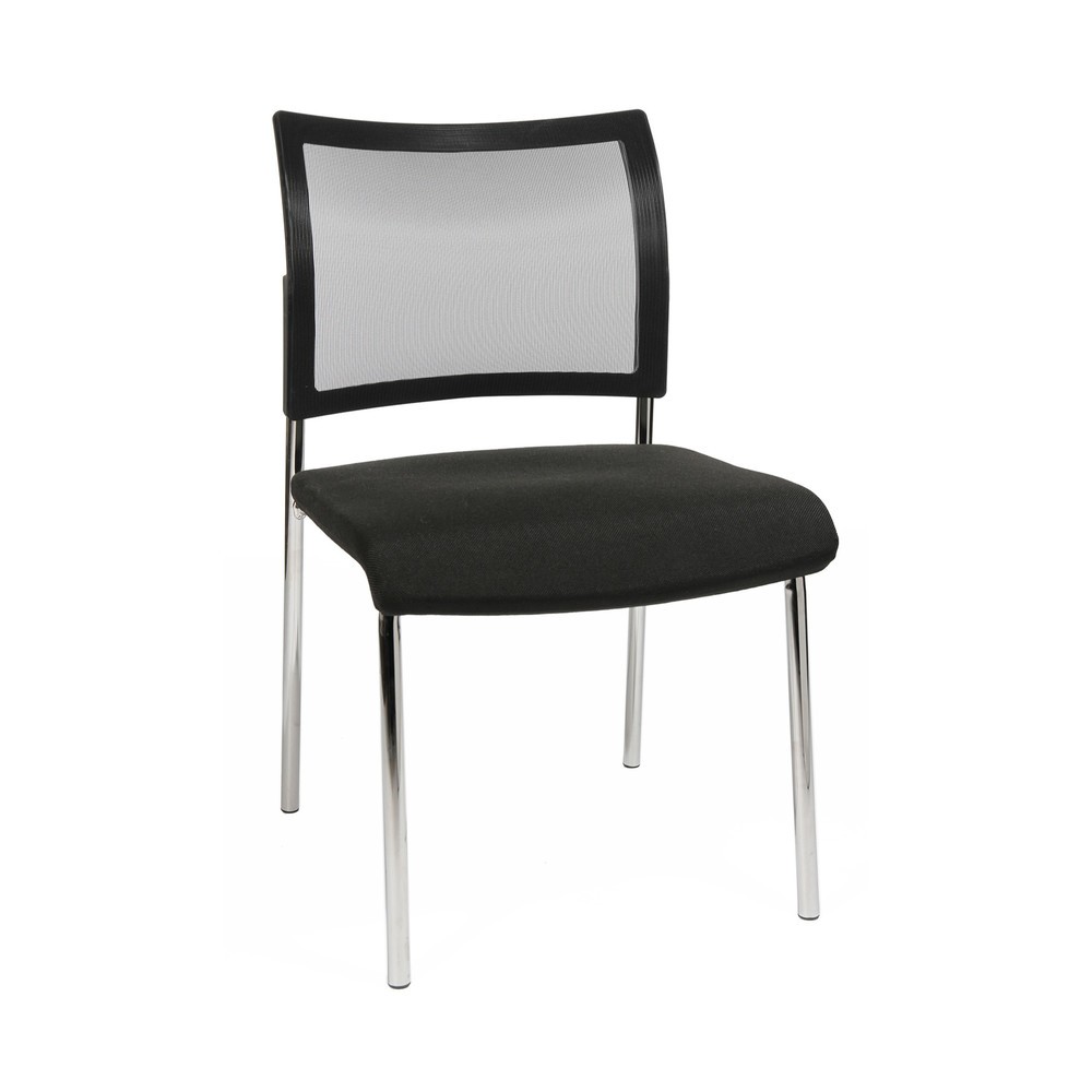Immagine del prodotto n. 1: Sedia visitatore Topstar® Classic con schienale in rete + telaio con 4 piedini, nero