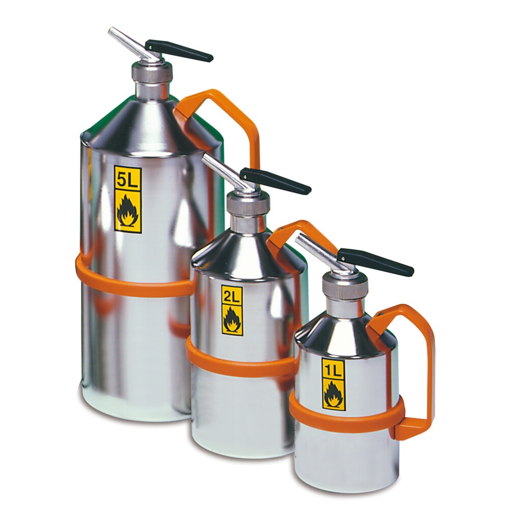 Serbatoio di sicurezza in acciaio inox, con dosatore di precisione, 5 litri Immagine del prodotto: Serbatoio di sicurezza in acciaio inox, con dosatore di precisione, 5 litri