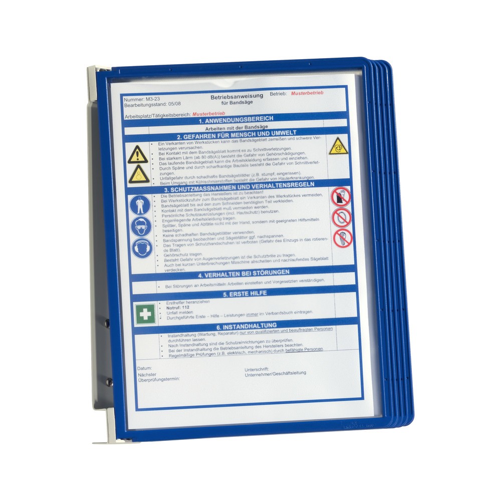 Immagine del prodotto n. 3: Set completo supporto da parete Vario®, 5 tavole trasparenti, arancione