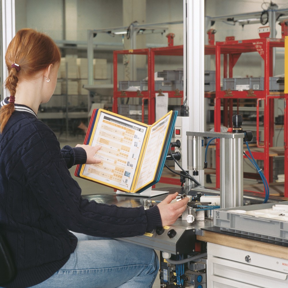 Immagine del prodotto n. 2: Set completo supporto da tavolo Vario®, 10 tavole trasparenti