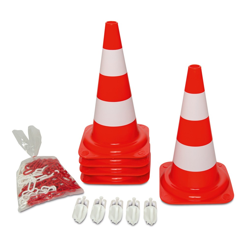 Immagine del prodotto n. 1: Set cono stradale, illuminato a giorno, altezza 500 mm