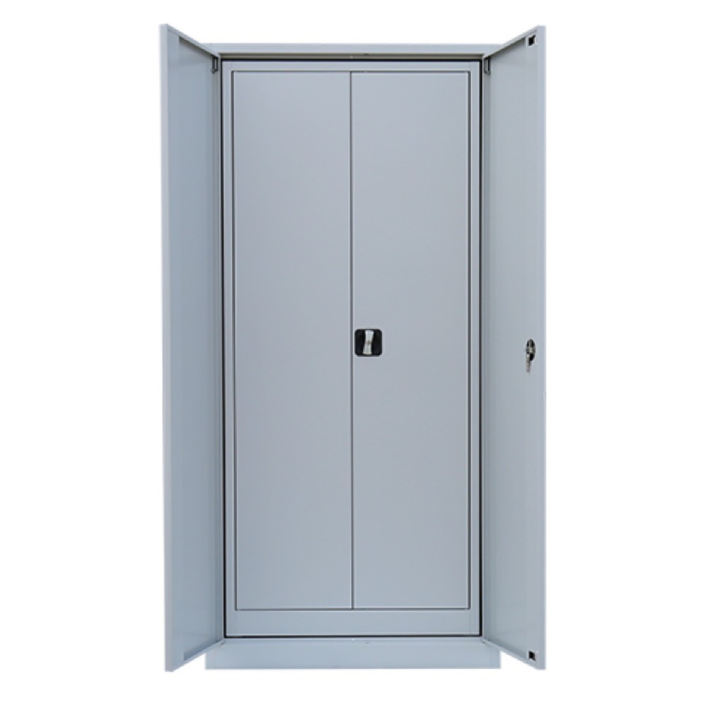 Immagine del prodotto: Set di armadi con ante a battente HEMMDAL HFS-1, 4,5 + 5 ripiani per raccoglitori, AxLxP 1.800 x 800 x 380 mm + 1.950 x 920 x 420 mm, ripiani zincati