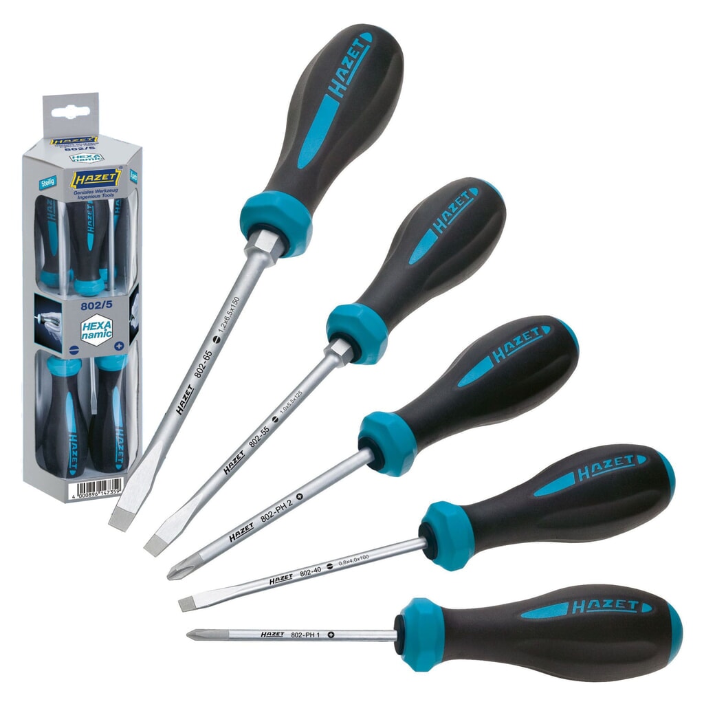 Set di cacciaviti HEXANAMIC HAZET®, 5 pezzi Immagine del prodotto: Set di cacciaviti HEXANAMIC HAZET®, 5 pezzi