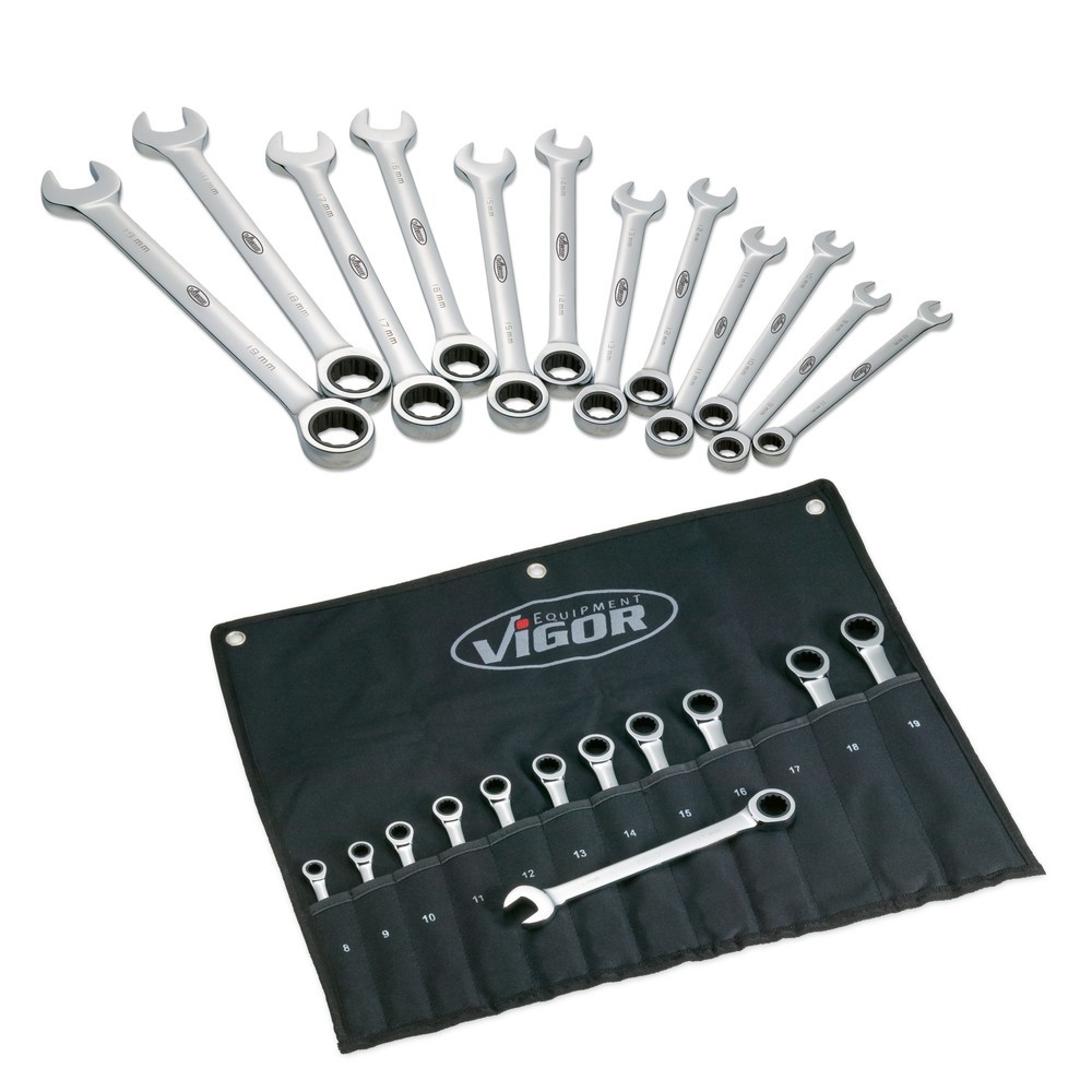 Immagine del prodotto: Set di chiavi combinate doppia VIGOR®, 12 pezzi