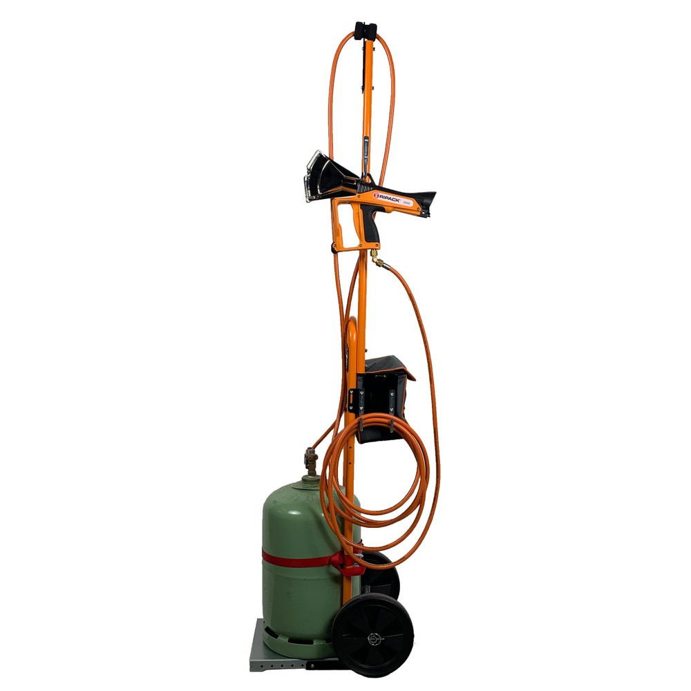Immagine del prodotto: Carrello per bombole gas propano per pistola termorestringente RIPACK® 3000, giallo arancio